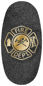 DASOV 418 SH BK Fire Department Shimmer Black Background